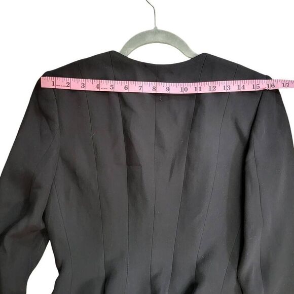 Armani collection black blazer with‎ detailed waist in sz 6 - Picture 4 of 8